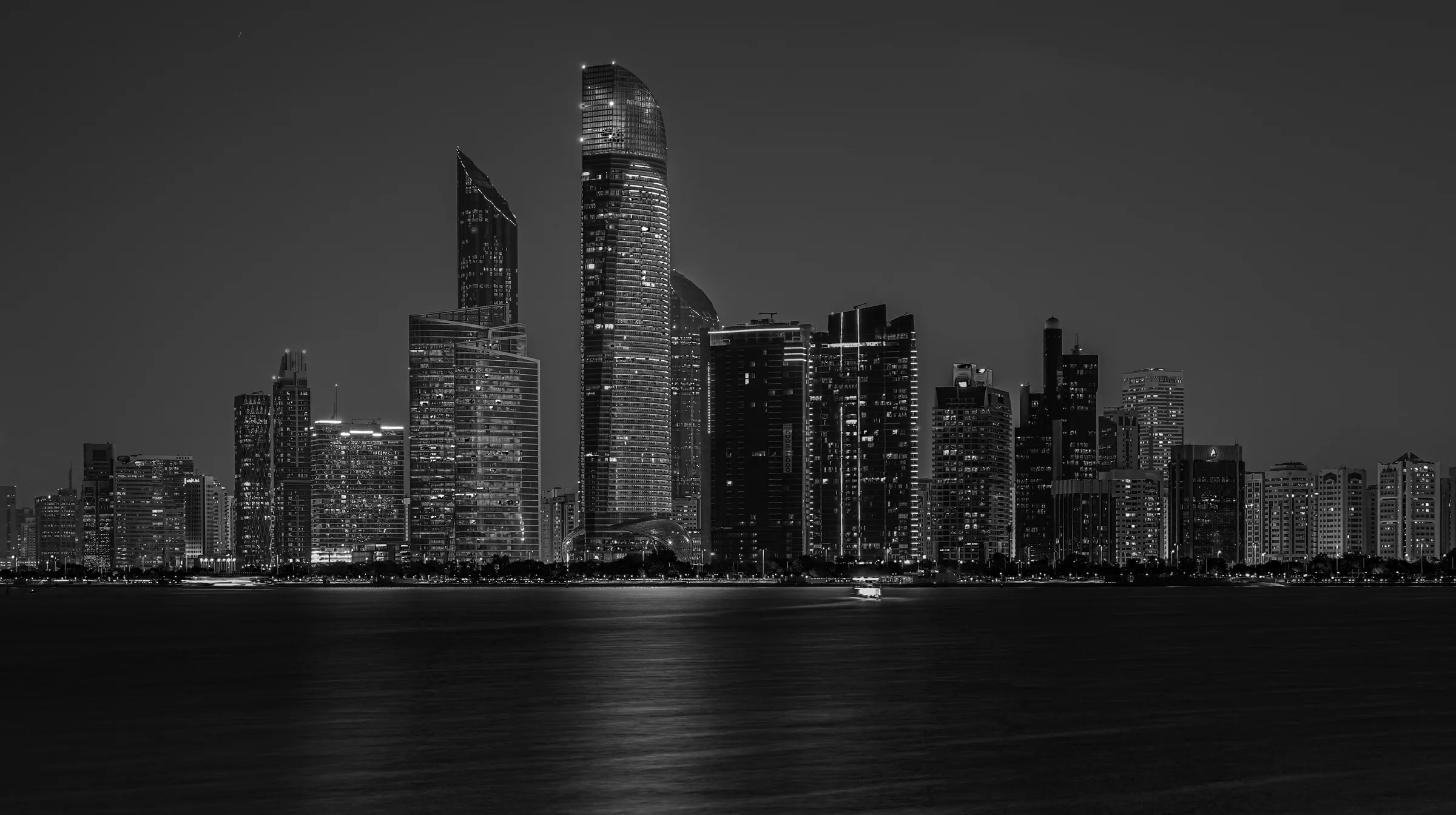 Financial district skyline